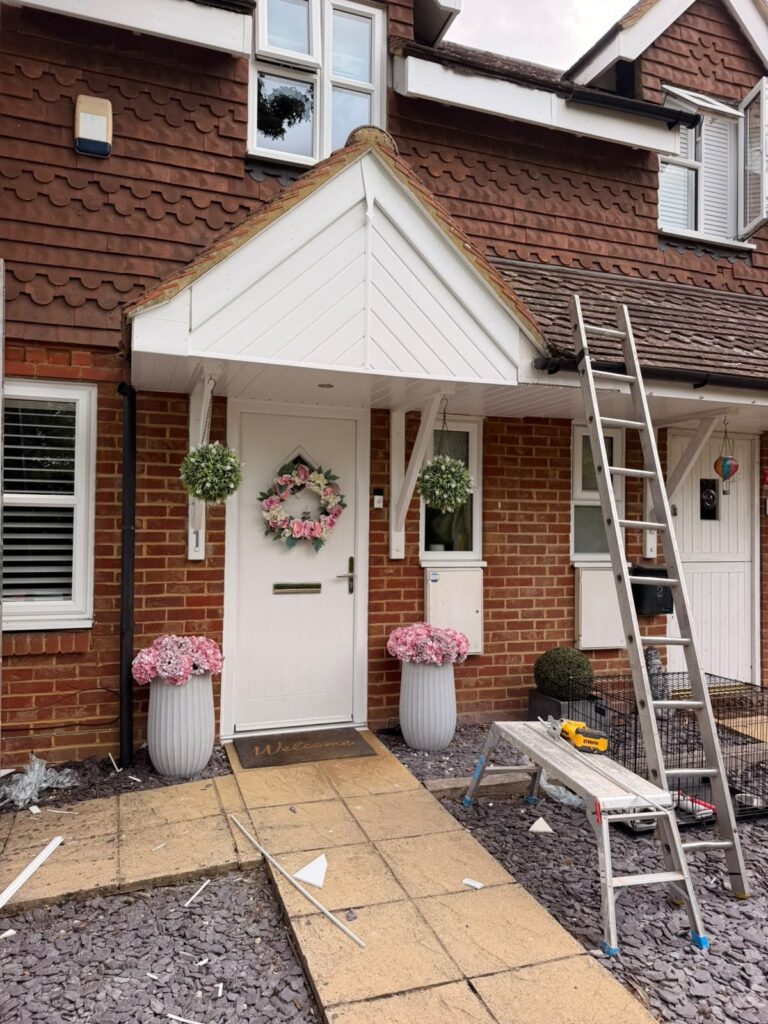 Entrance Canopy Finished by Loredana & Rose